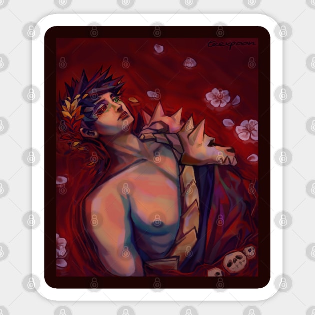 zagreus Sticker by teexpoon